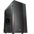 ÷ Caja microatx gaming mars gaming mcm black frontal linea rgb ventana lateral total usb3.0 + usb 2.0 